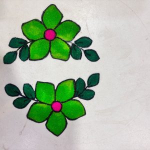 Flower Patch - Green