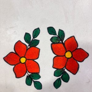 Flower Patch - Red
