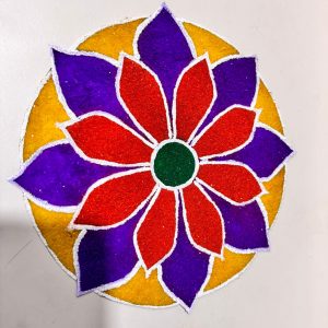 Handmade Round Rangoli