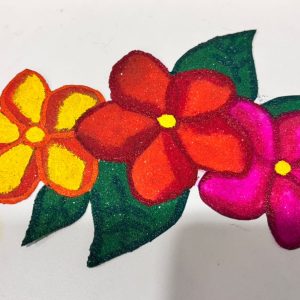 Shaded Handmade Rangoli Patch