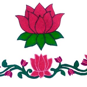 Lotus Border Pati