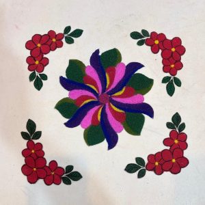Handmade Rangoli Design