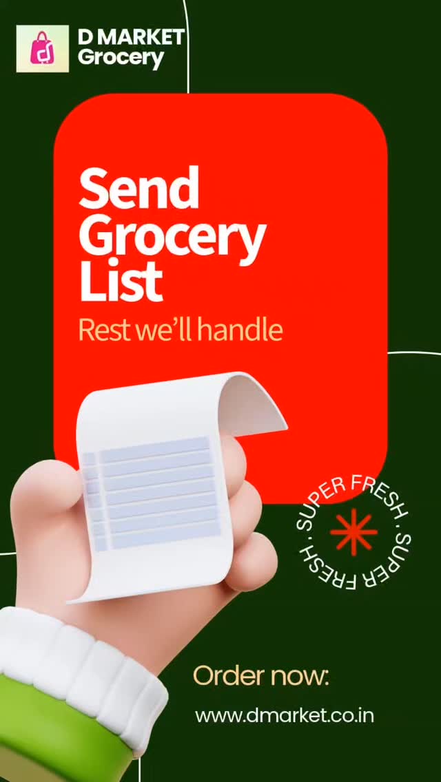 Send grocery list and relax, we'll handle the rest.